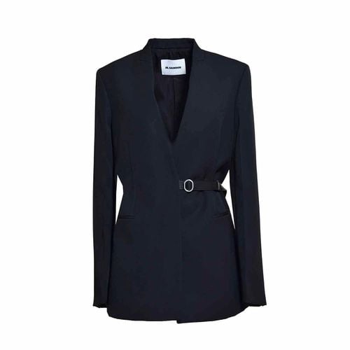 Jil Sander Black Wool Jacket - Jil Sander - Modalova