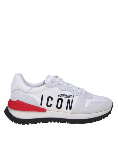 Suede And Nylon Running Sneakers With Logo - Dsquared2 - Modalova