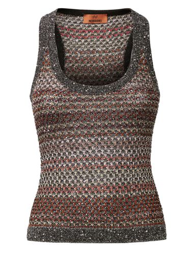 Missoni Tank Top In Mesh Knit - Missoni - Modalova