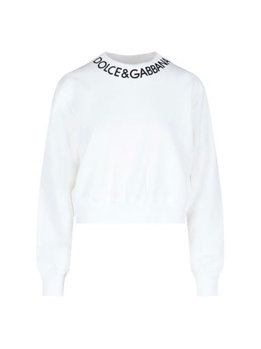 Sweatshirt With Logo - Dolce & Gabbana - Modalova