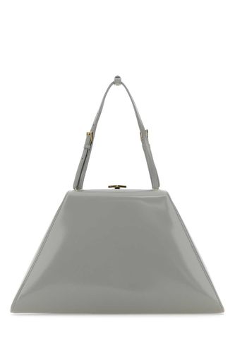 Prada Light Grey Leather Handbag - Prada - Modalova