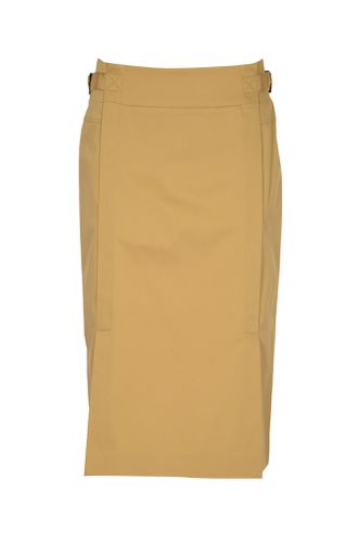 Rear Zip Plain Skirt - Alberta Ferretti - Modalova