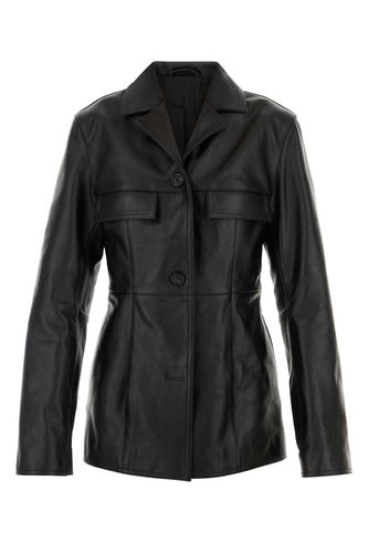 Totême Black Leather Blazer - Totême - Modalova