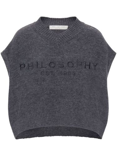 Cropped Vest - Philosophy di Lorenzo Serafini - Modalova