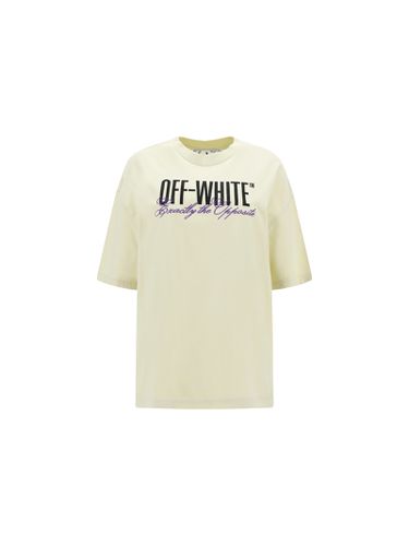 Off-White Big Logo Opposite T-shirt - Off-White - Modalova