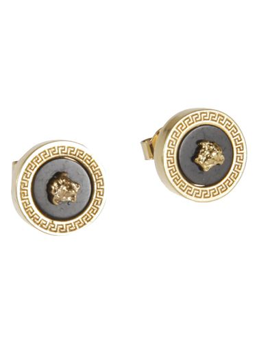 Versace Medusa Head Logo Earrings - Versace - Modalova