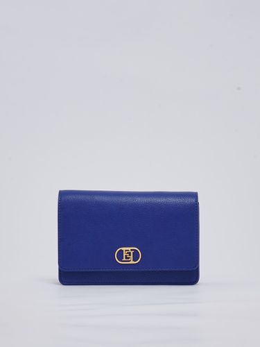 Blue Shoulder Bag - Elisabetta Franchi - Modalova