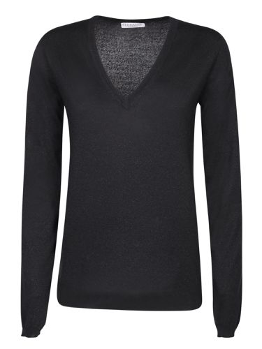 V-neck Knitted Jumper - Brunello Cucinelli - Modalova