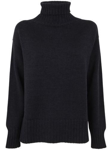 Long Sleeves Turtle Neck Oversized Sweater - Drumohr - Modalova