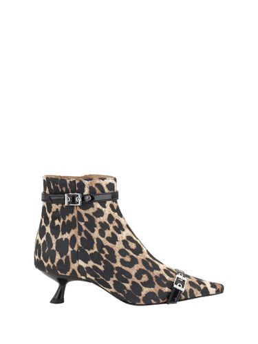 Ganni Eyelets Ankle Boots - Ganni - Modalova