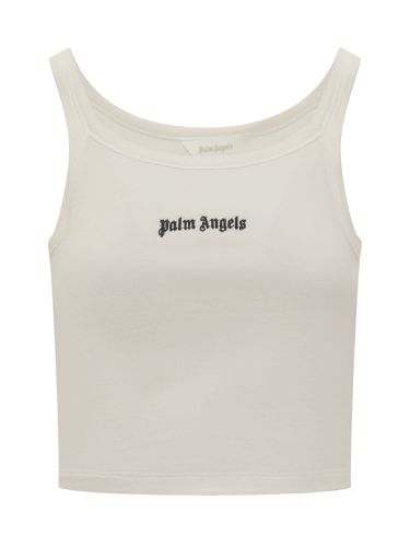 Palm Angels Tank Top With Logo - Palm Angels - Modalova