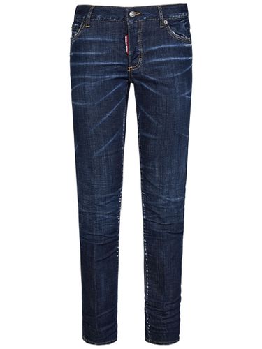 Jennifer Destroyed Straight Leg Jeans - Dsquared2 - Modalova