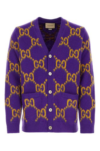 Gucci Embroidered Wool Cardigan - Gucci - Modalova