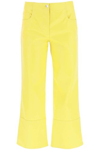 MSGM Faux-nappa Bootcut Pants - MSGM - Modalova