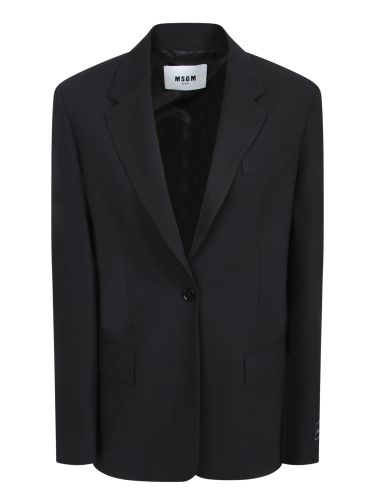 Single-breasted Tailored Blazer - MSGM - Modalova