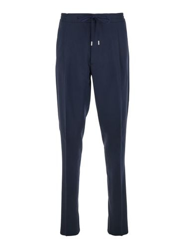 Pants With Elastic Waist And Drawstring In Cotton Man - Lardini - Modalova