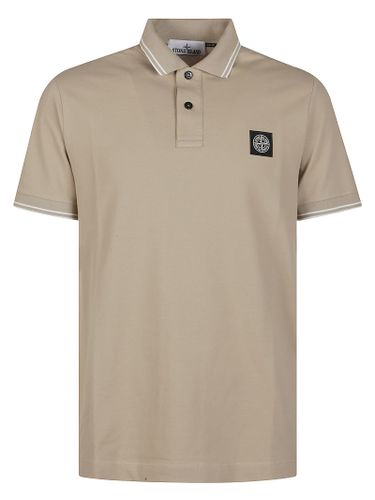 Short Sleeve Slim Polo Shirt - Stone Island - Modalova