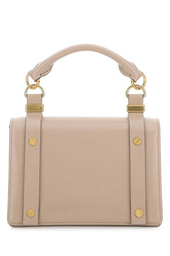 Powder Pink Leather Small Ora Handbag - Chloé - Modalova