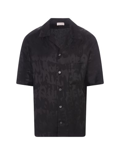 Graffiti Logo Shirt - Alexander McQueen - Modalova