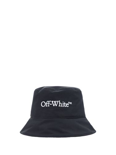 Off-White Bookish Nyl Bucket Hat - Off-White - Modalova
