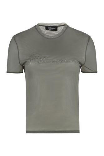 Blumarine Tulle T-shirt - Blumarine - Modalova