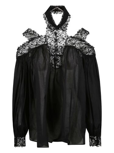 Floral Laced Blouse - Ermanno Scervino - Modalova