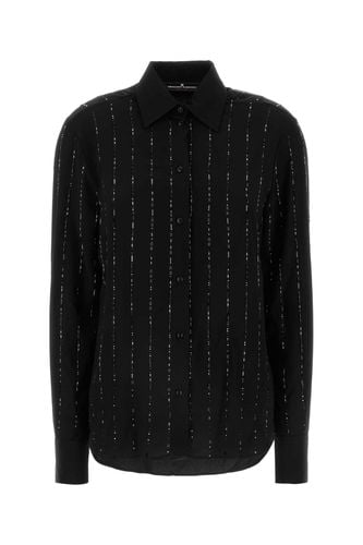 Ermanno Scervino Black Silk Shirt - Ermanno Scervino - Modalova