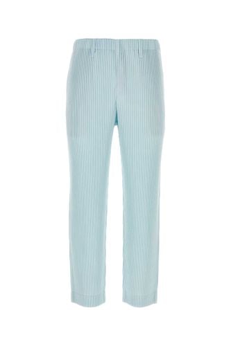 Pastel Light Blue Polyester Pant - Homme Plissé Issey Miyake - Modalova