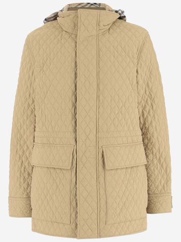 Burberry Beige Nylon Padded Jacket - Burberry - Modalova