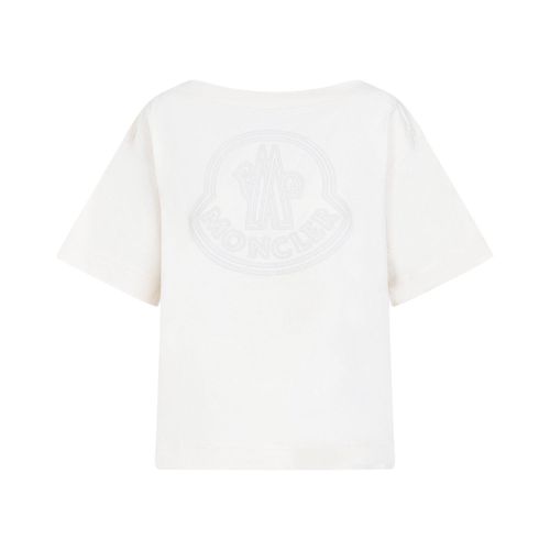 Logo Detailed Crewneck T-shirt - Moncler - Modalova