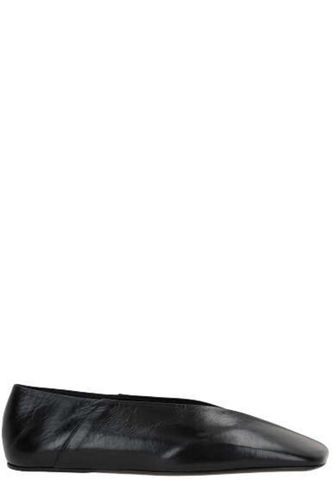 Asymmetric Square Toe Ballerina Shoes - Jil Sander - Modalova