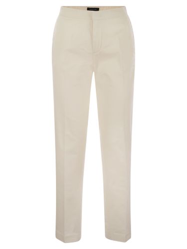 Cotton Gabardine Trousers - Fabiana Filippi - Modalova