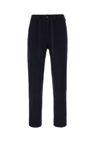 Navy Blue Stretch Cotton Pants - Circolo 1901 - Modalova