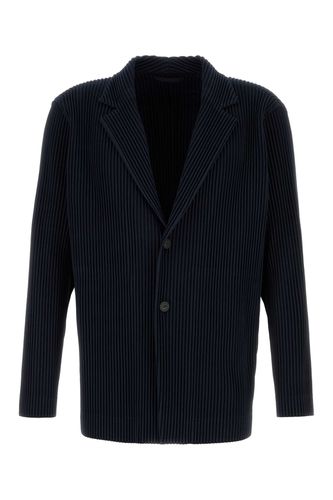 Midnight Blue Polyester Blazer - Homme Plissé Issey Miyake - Modalova