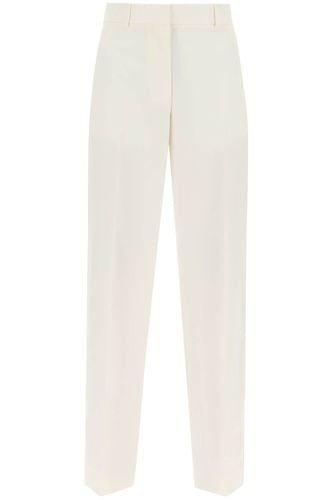 Knit Tape Wool Twill Trousers - Palm Angels - Modalova