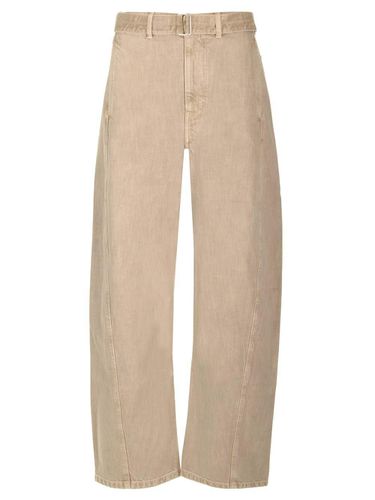 Twisted Belted Straight Leg Jeans - Lemaire - Modalova