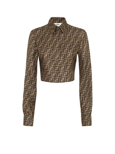 Fendi Ff Crop Shirt - Fendi - Modalova