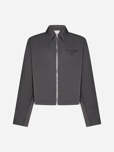 Viscose And Silk-blend Zip-up Jacket - Bottega Veneta - Modalova