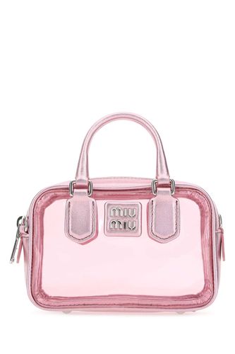 Pink Leather And Pvc Mini Handbag - Miu Miu - Modalova