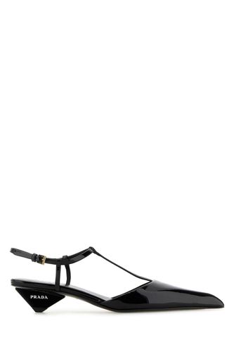 Prada Black Leather Pumps - Prada - Modalova