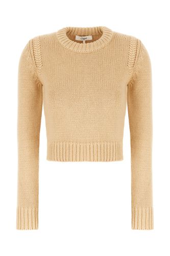 Beige Cotton And Cashmere Sweater - Chloé - Modalova