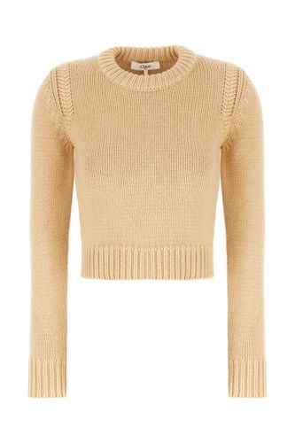 Beige Cotton And Cashmere Sweater - Chloé - Modalova