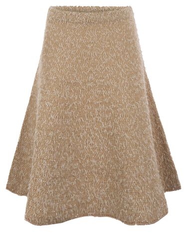 Tweed Effect Flared Skirt - Fabiana Filippi - Modalova