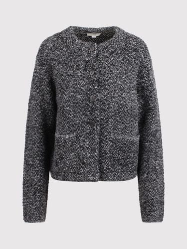 Herringbone Wool Blend Cardigan Jacket - Vince - Modalova