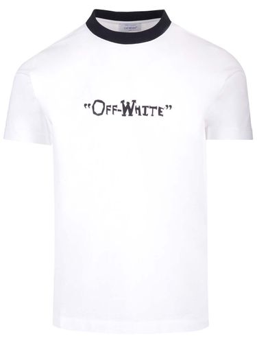 Off-White Slim Fit Cotton T-shirt - Off-White - Modalova