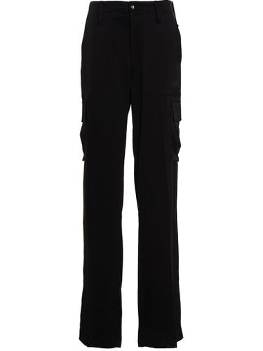 David Koma Satin Cargo Pants - David Koma - Modalova