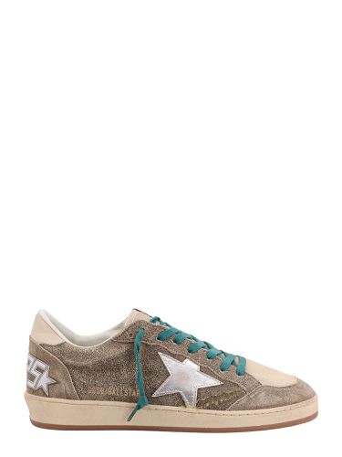 Ball Star Sneakers In Suede And Pony Hair - Golden Goose - Modalova