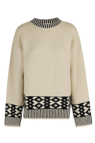 Low Classic Jacquard Knit Sweater - Low Classic - Modalova