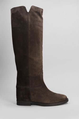 Via Roma 15 In Dark Brown Suede - Via Roma 15 - Modalova