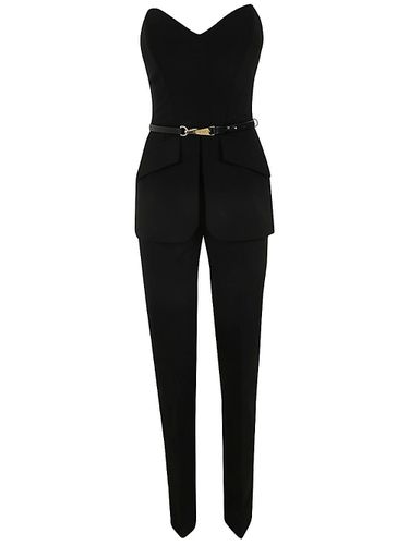 Jumpsuit With Belt - Elisabetta Franchi - Modalova